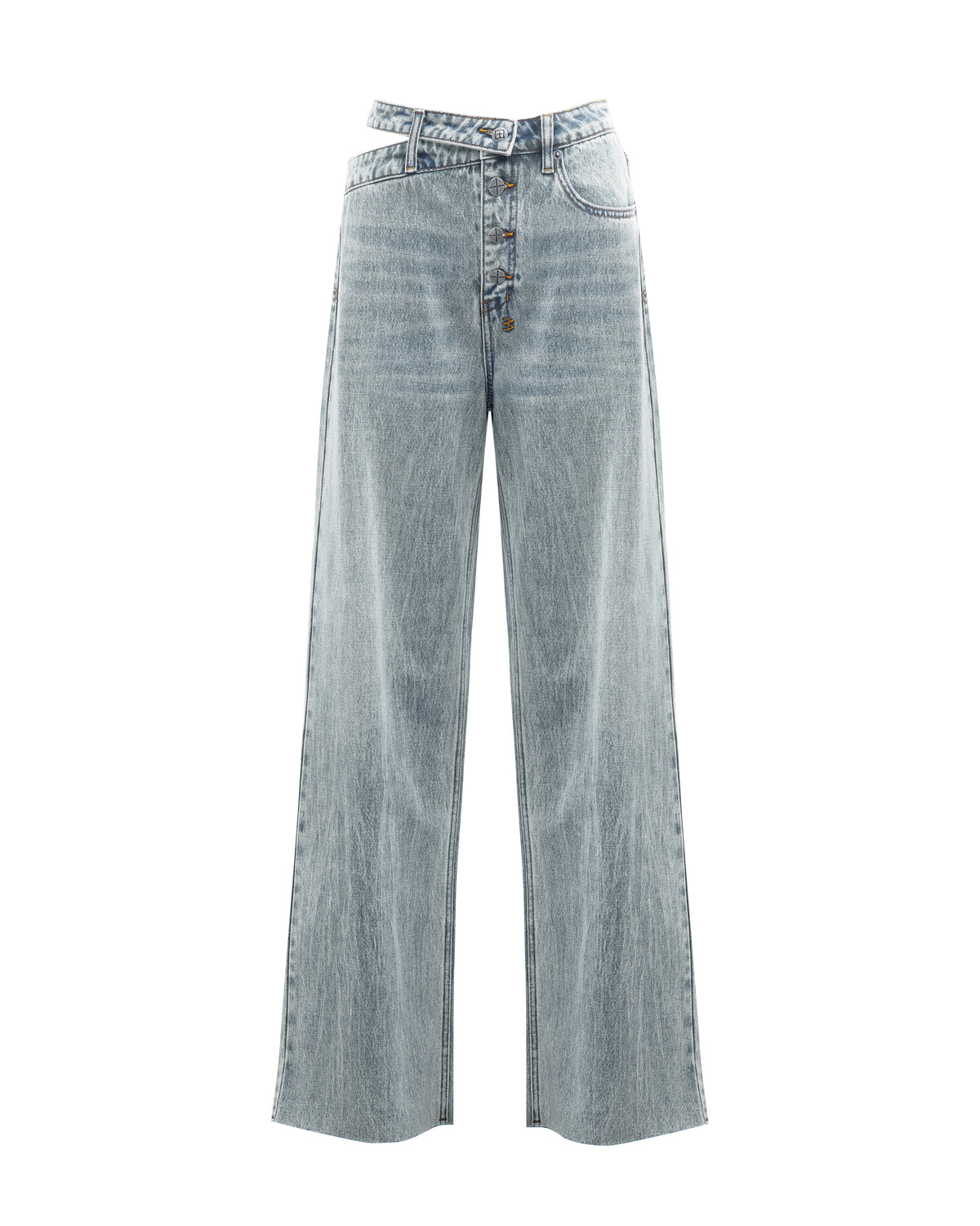 Womens Detached Jean Youth Relaxed Denim Jeans - Denim