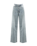 Womens Detached Jean Youth Relaxed Denim Jeans - Denim