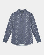 Mens Dollagram Downtown Ls Shirt Black Regular Shirts - Black