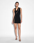 Womens Fantasy Dress Black Fitted Dresses - Black