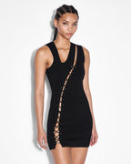 Womens Fantasy Dress Black Fitted Dresses - Black