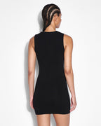 Womens Fantasy Dress Black Fitted Dresses - Black