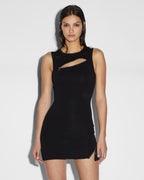 Womens Maximum Dress Black Fitted Dresses - Black