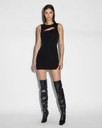 Womens Maximum Dress Black Fitted Dresses - Black