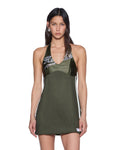 PLAYOFF HALTER DRESS HASH