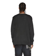 Mens Dug Out Cardigan Black Regular Knitwear - Black