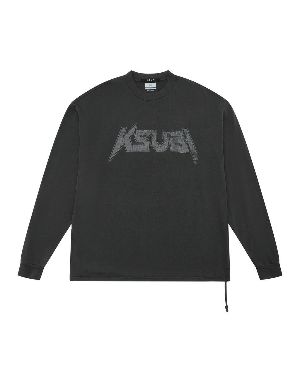 Mens Electric Ekcess Ls Tee Old Black Oversized Tees - Black