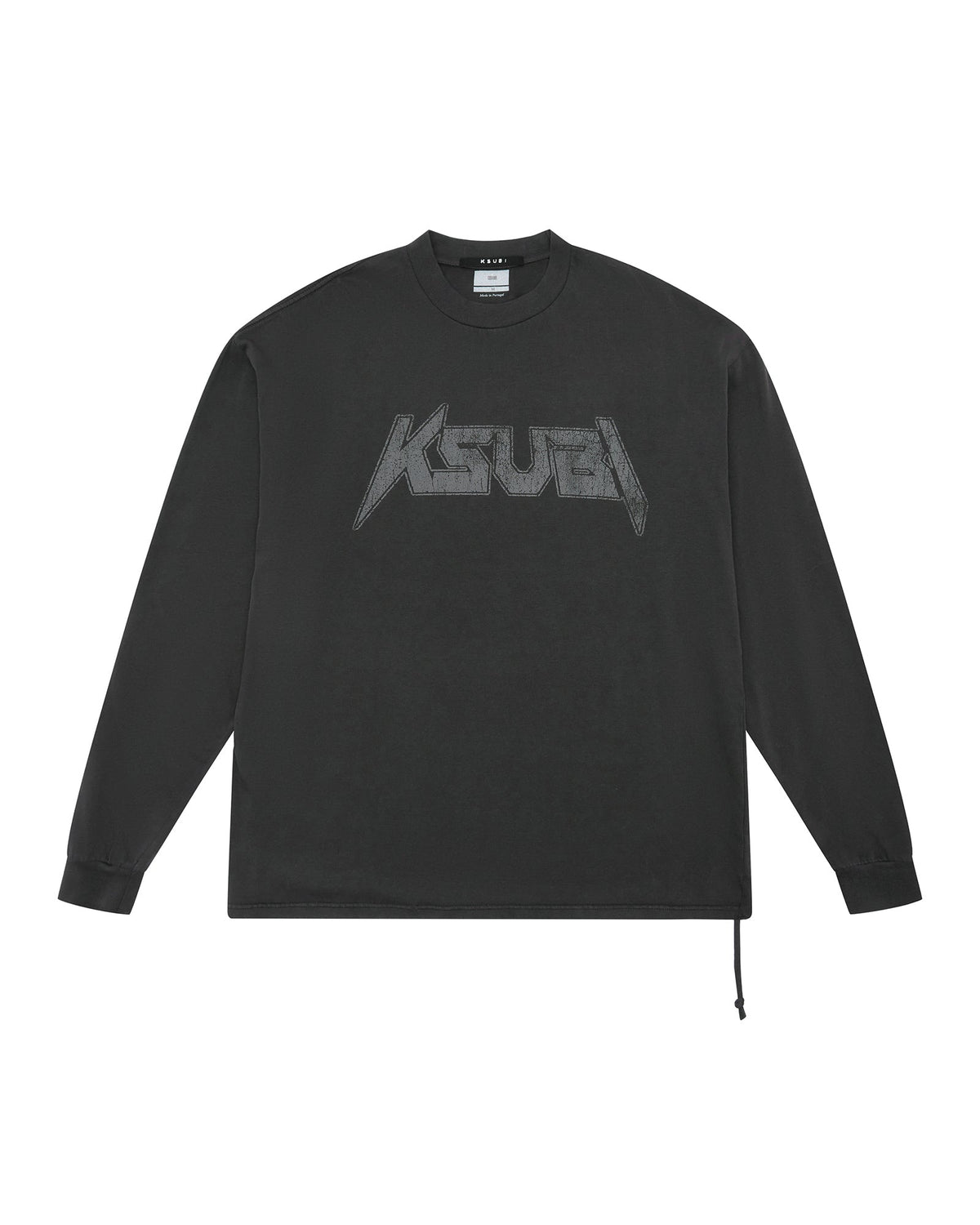 Mens Electric Ekcess Ls Tee Old Black Oversized Tees - Black
