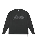 Mens Electric Ekcess Ls Tee Old Black Oversized Tees - Black