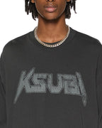 Mens Electric Ekcess Ls Tee Old Black Oversized Tees - Black