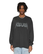 Mens Electric Ekcess Ls Tee Old Black Oversized Tees - Black