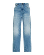 Womens Empire Jean Surge Relaxed Straight Denim Jeans - Denim