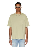 Mens Est Pocket Ss Tee Grass Regular Tees - Green