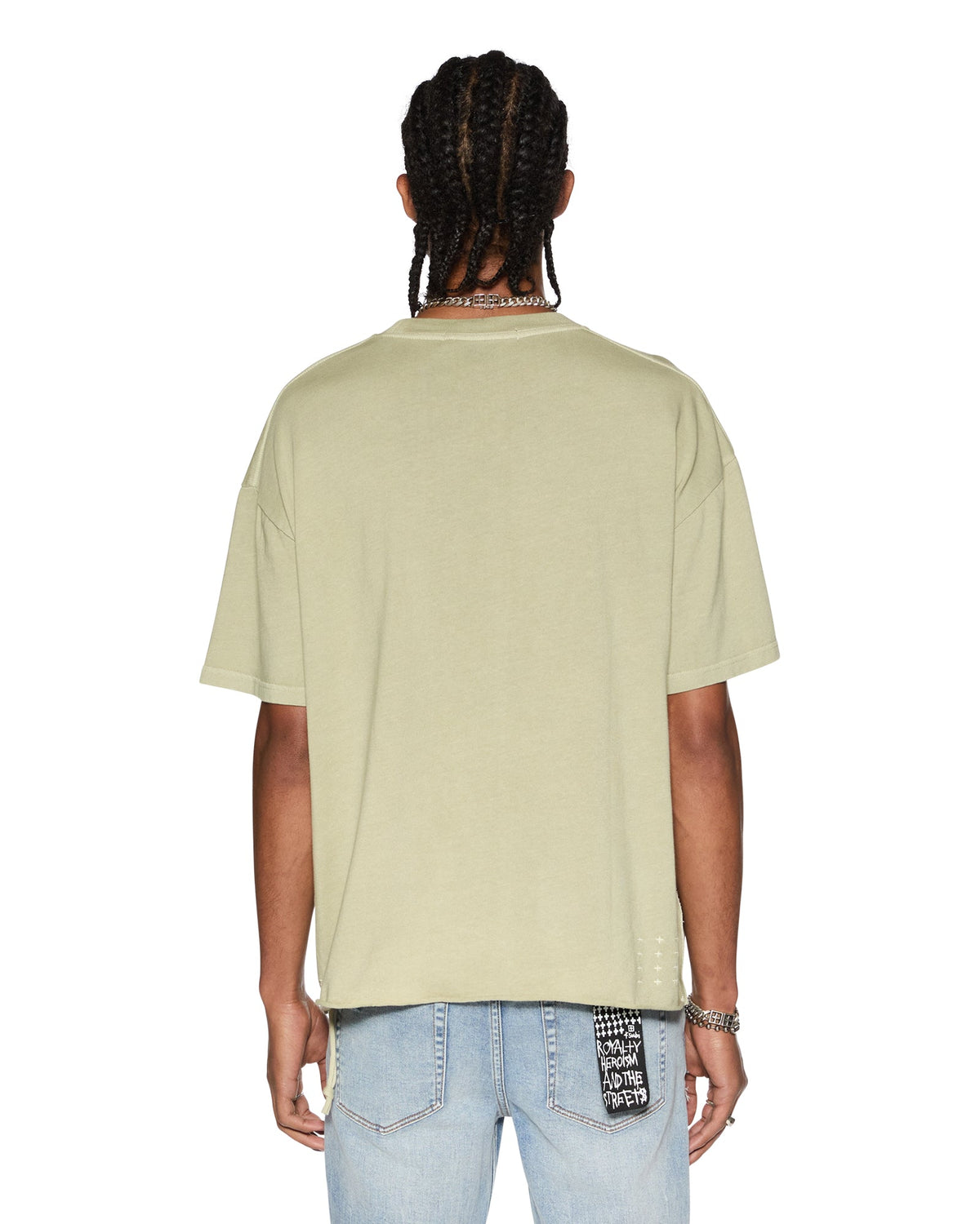 Mens Est Pocket Ss Tee Grass Regular Tees - Green