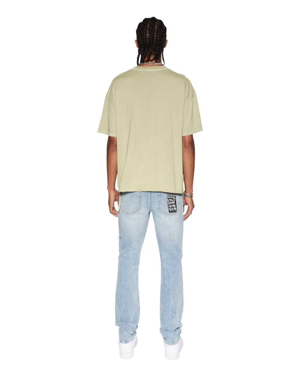 Mens Est Pocket Ss Tee Grass Regular Tees - Green