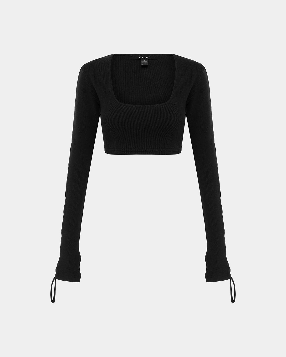 Womens Fantasy Top Black Fitted Fashion Tops - Black