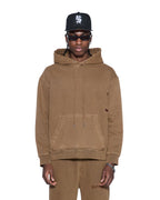 Mens 4x4 Paise Biggie Hoodie Espresso Regular Fleece - Brown