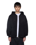 INTRUDER EKCESS ZIP HOODIE JET BLACK