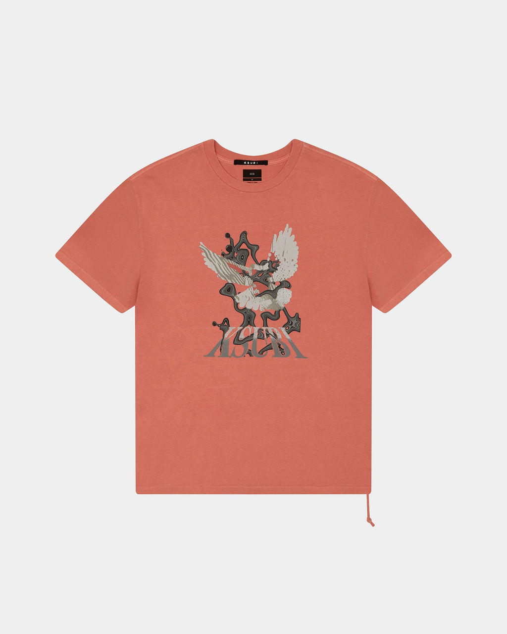 Mens Flight Biggie Ss Tee Torch Oversized Tees - Red