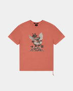 Mens Flight Biggie Ss Tee Torch Oversized Tees - Red