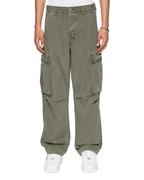 Mens Fugitive Cargo Pant Forest Relaxed Pants - Green