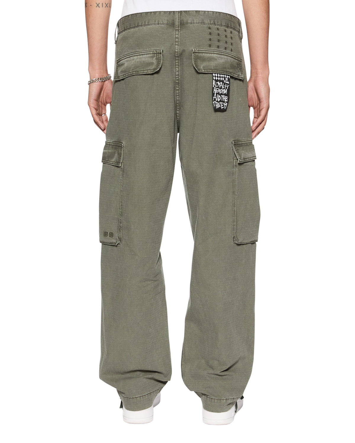 Mens Fugitive Cargo Pant Forest Relaxed Pants - Green