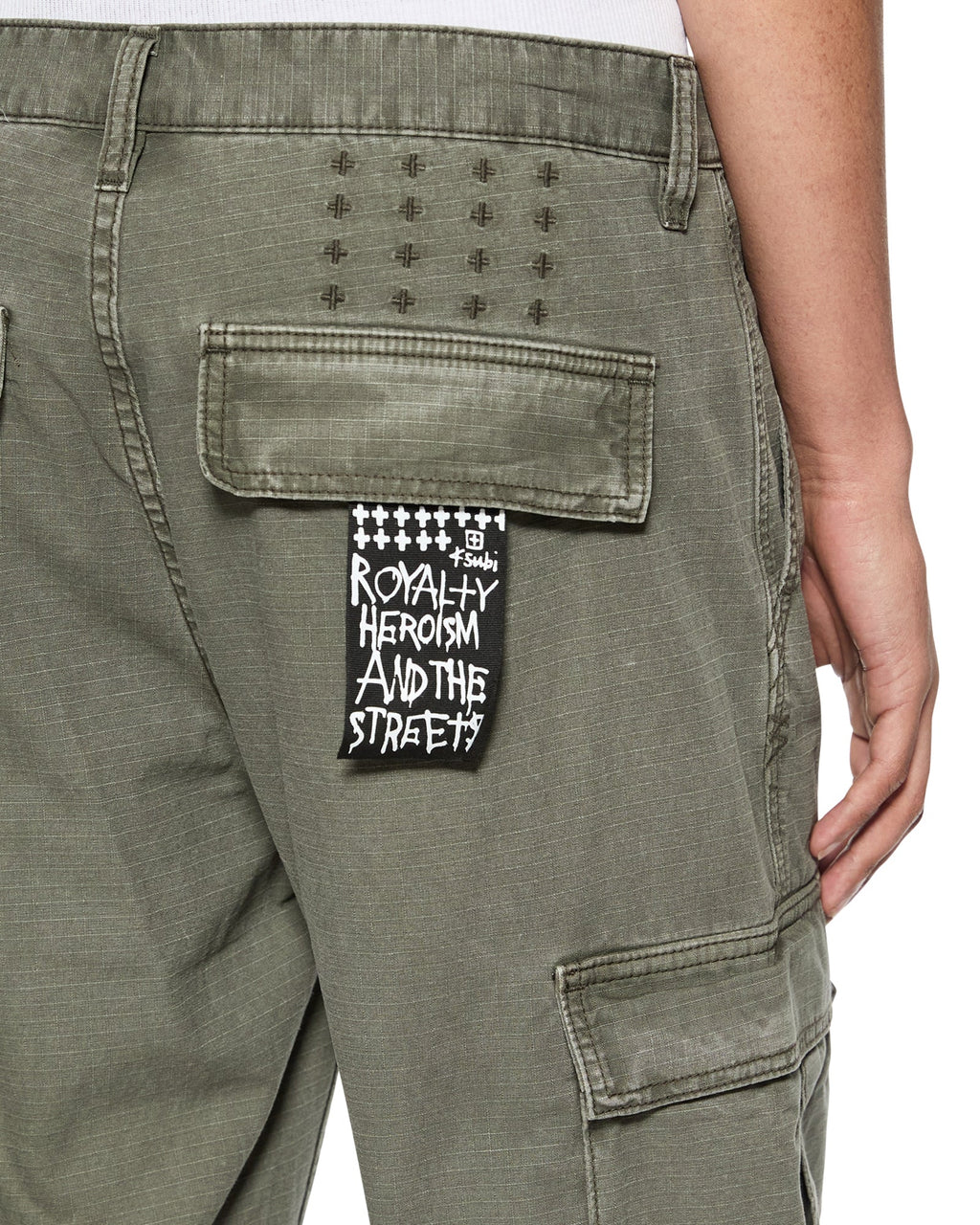 Mens Fugitive Cargo Pant Forest Relaxed Pants - Green