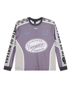 Mens Garage Ls Moto Jersey Moss Black Regular Shirts - Black