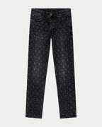Mens Hazlow Allstar Straight Denim Jeans - Black
