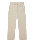 Mens Hazlow Ecru Straight Denim Jeans - Beige