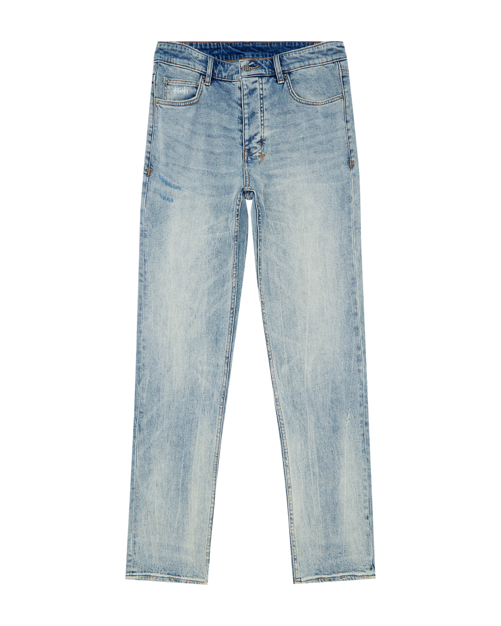 Mens Hazlow Stairway Straight Denim Jeans - Denim