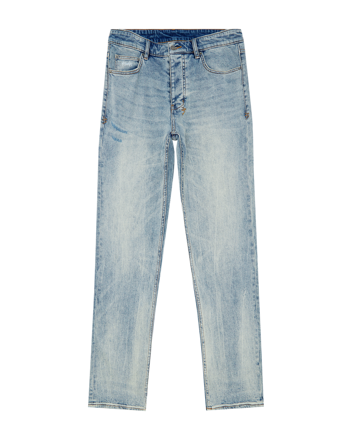 Mens Hazlow Stairway Straight Denim Jeans - Denim