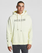 Mens Sott Biggie Hoodie Lemon Oversized Fleece - Yellow