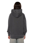 Womens Kingdom Oh G Hoodie Charcoal Oversized Fleece - Grey