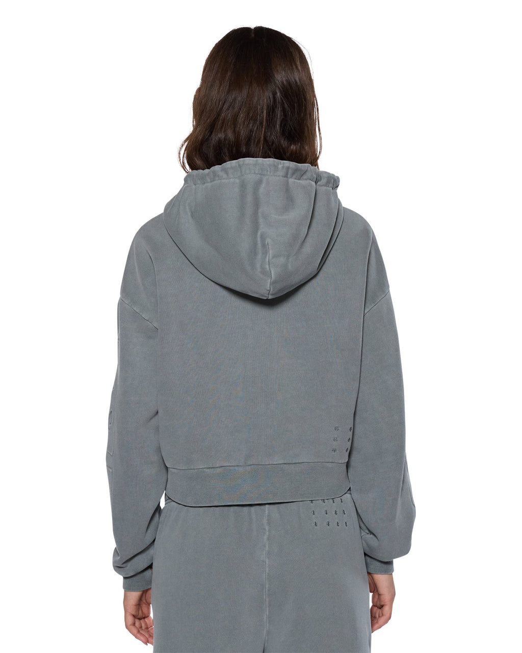 Womens Sott Origin Hoodie Nightowl Grey Oversized Fleece - Grey