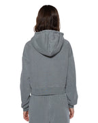 Womens Sott Origin Hoodie Nightowl Grey Oversized Fleece - Grey