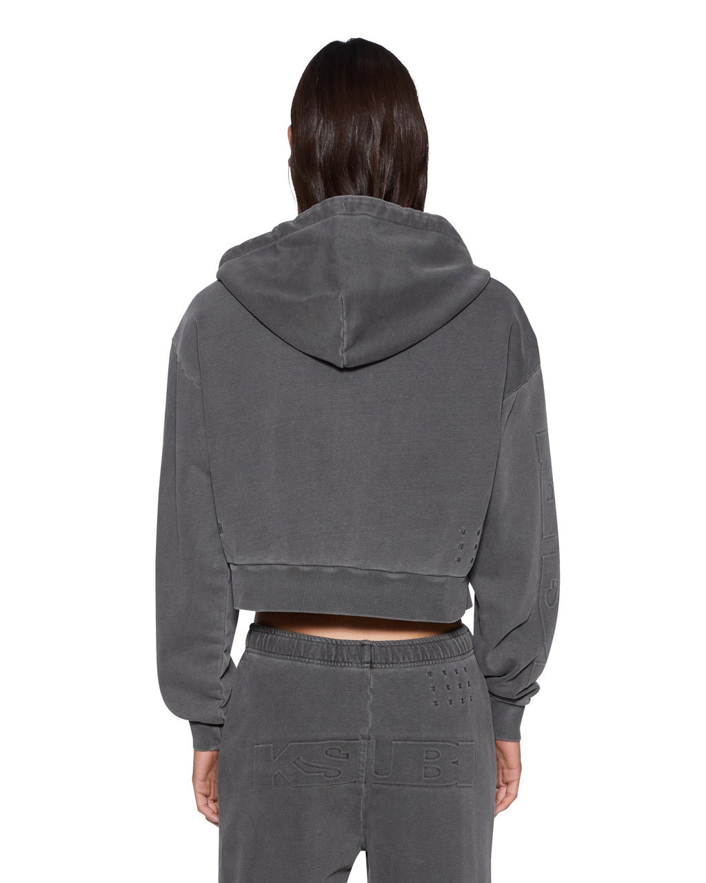 Womens Sott Origin Hoodie Charcoal Regular Fleece - Grey