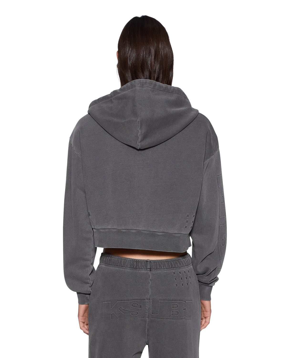 Womens Sott Origin Hoodie Charcoal Regular Fleece - Grey