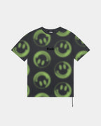 Mens Happy Biggie Ss Tee Black Oversized Tees - Black