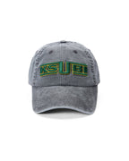 Aus Dad Cap Washed Black Headwear - Black