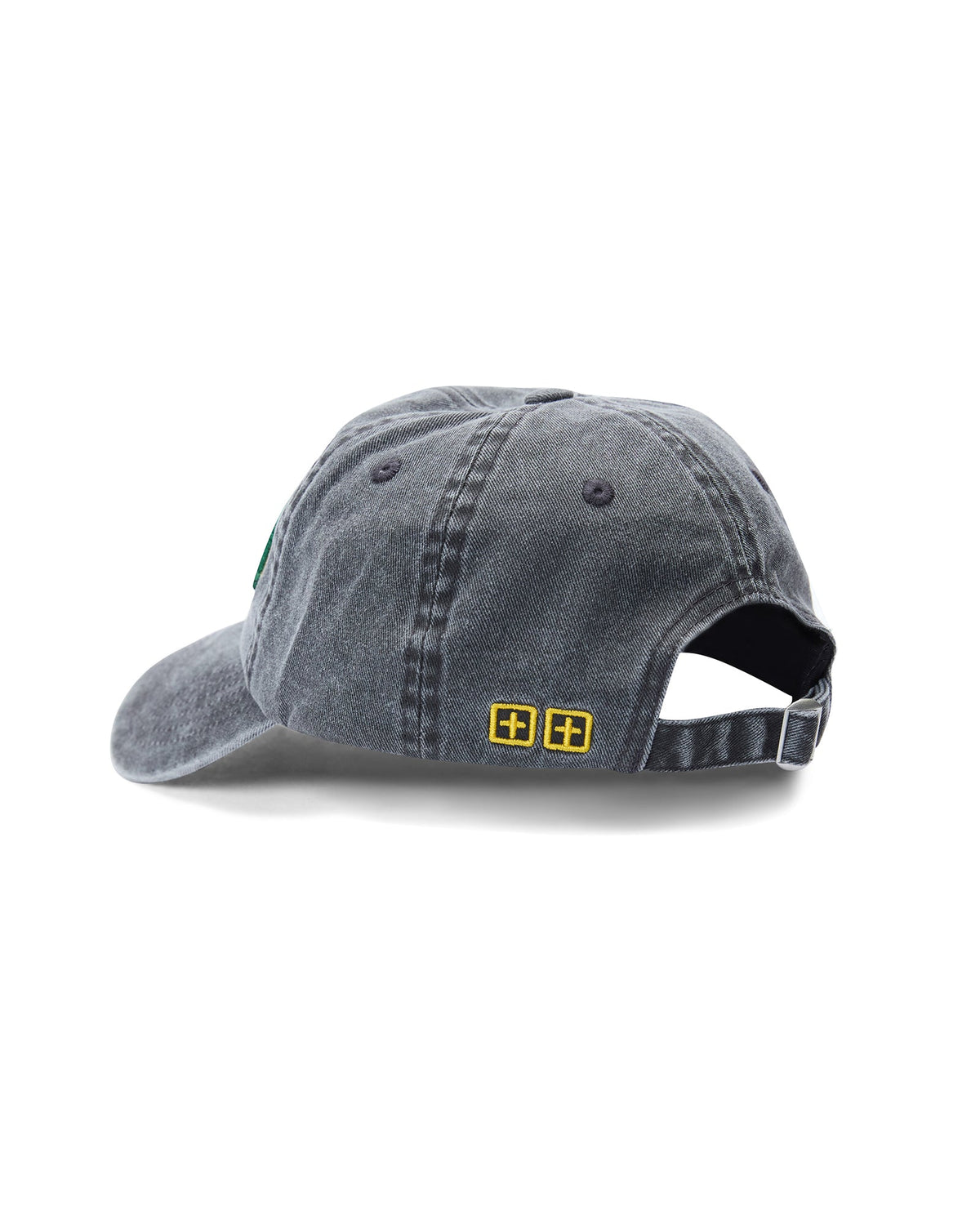 Aus Dad Cap Washed Black Headwear - Black
