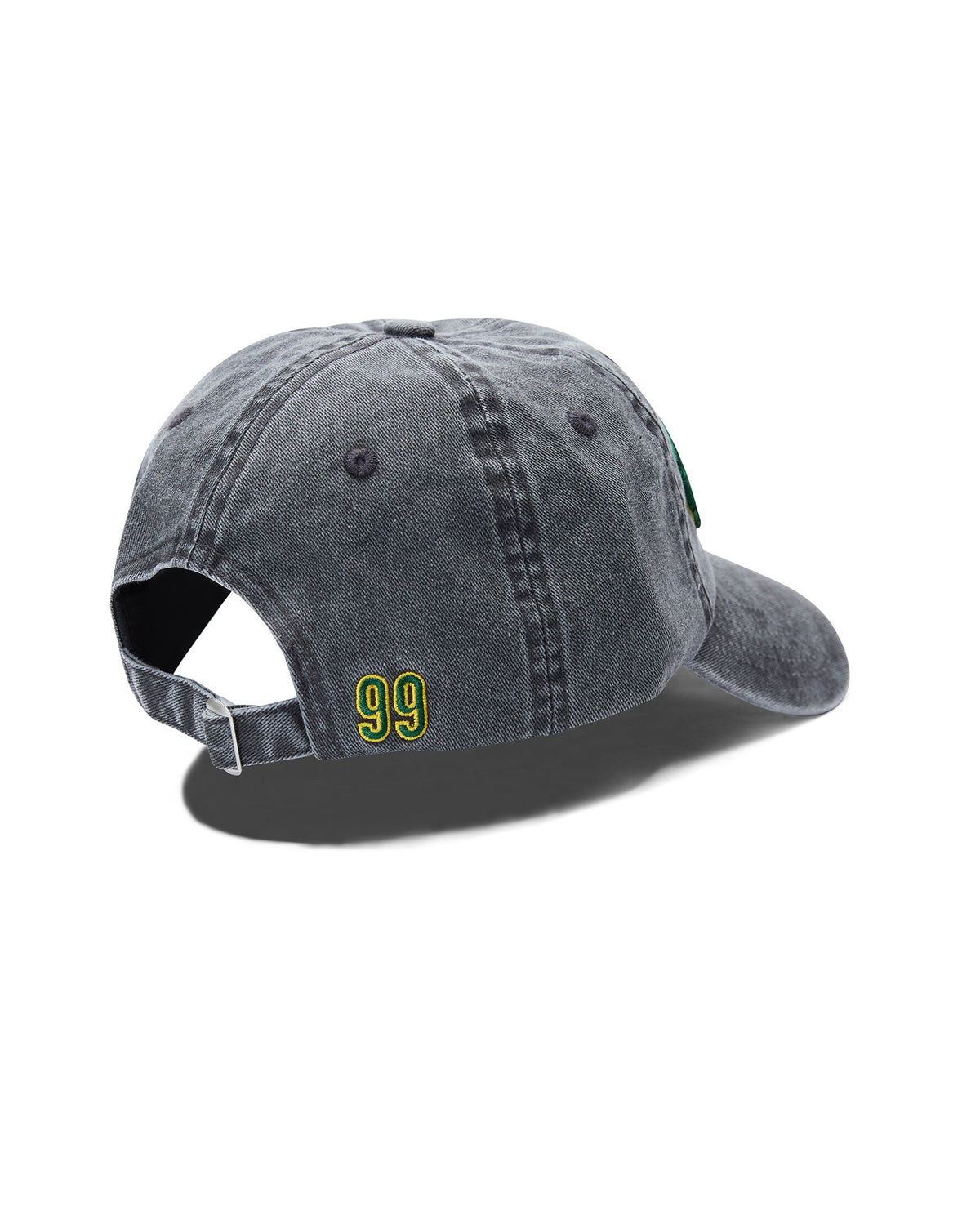 Aus Dad Cap Washed Black Headwear - Black