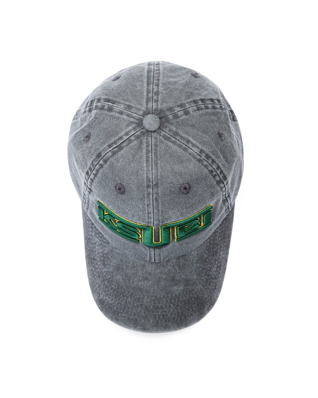 Aus Dad Cap Washed Black Headwear - Black