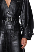 Womens Barrel Jacket Black Fitted Jackets - Black