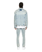 Mens Oh G Jacket Acid Trip Trash Oversized Jackets - Denim