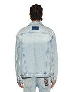 Mens Oh G Jacket Acid Trip Trash Oversized Jackets - Denim