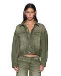 RELAX TRUCKER JACKET MILITANT GREEN