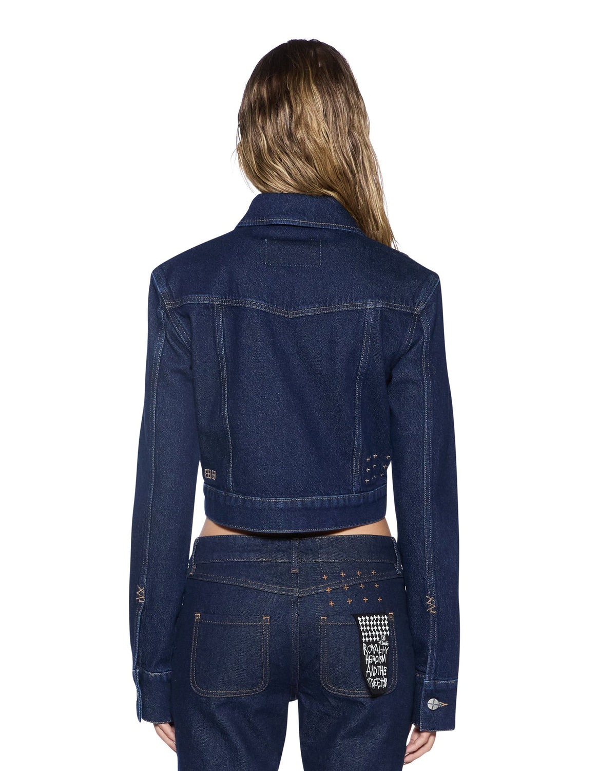 Womens Slim Trucker Jacket Original Rinse Slim Jackets - Denim