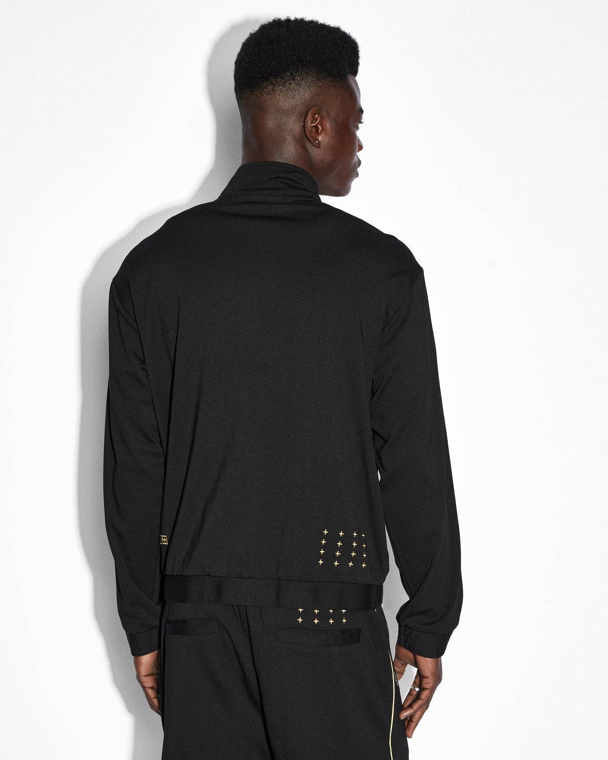 Mens Antidote Trak Jacket Black/yellow Relaxed Jackets - Black