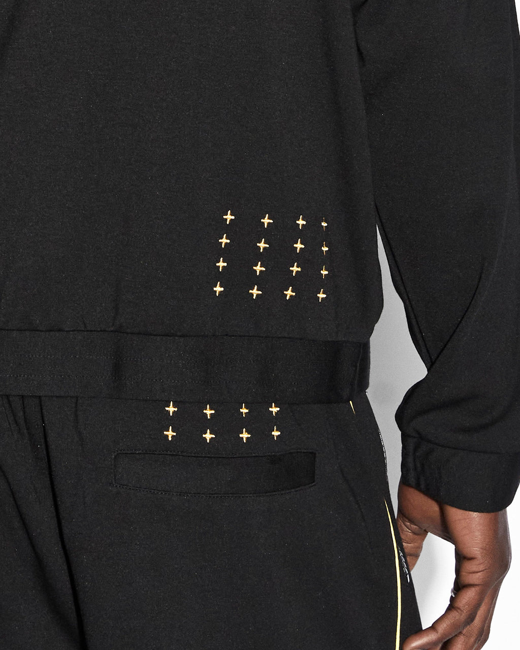 Mens Antidote Trak Jacket Black/yellow Relaxed Jackets - Black